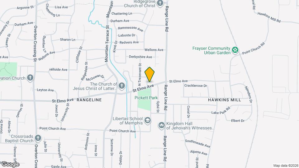 2574 St Elmo Ave Map and Location Details