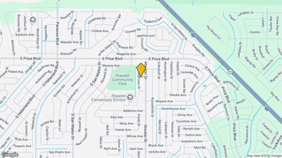 1204 Waycross St Mapa y Detalles de la Ubicación