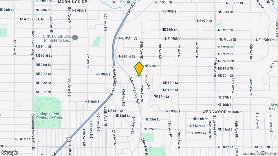 8917 25th Ave NE Map and Location Details