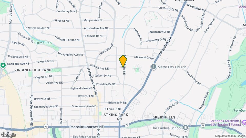 1000 Rosedale Rd NE Mapa y Detalles de la Ubicación