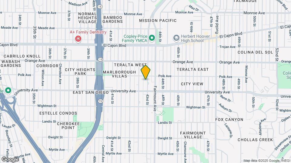 4058 43rd St Map and Location Details