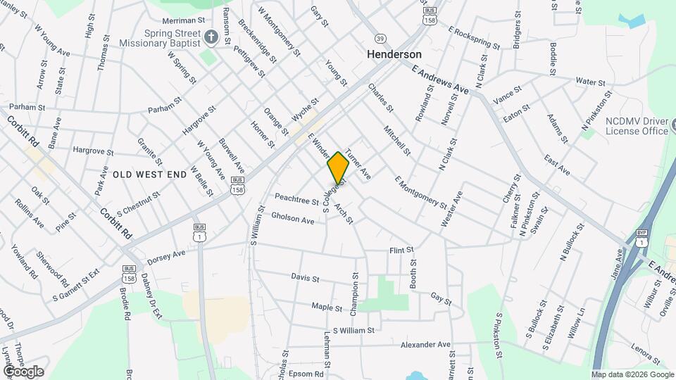 419 S College St Map and Location Details