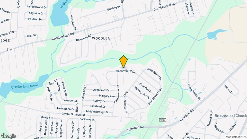 1332 Snowy Egret Dr Map and Location Details
