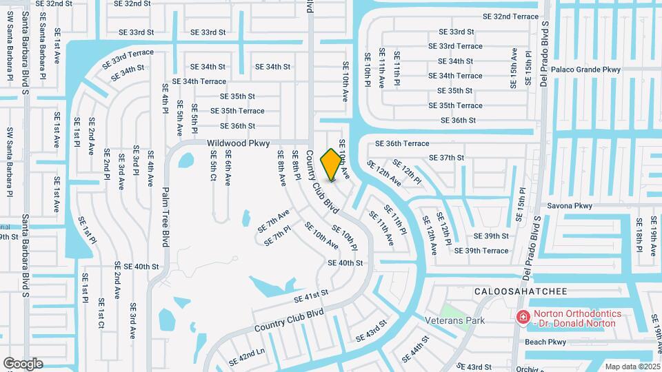 3722 SE 9th Pl Map and Location Details
