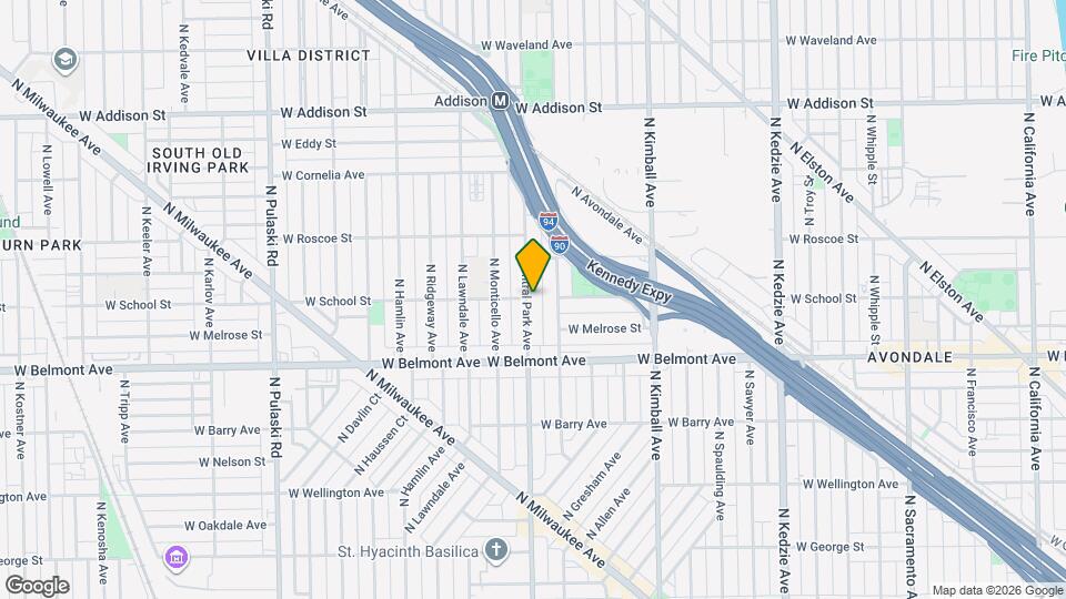 3261 N Central Park Ave, Unit Fully Furnished 2BR Mapa y Detalles de la Ubicación