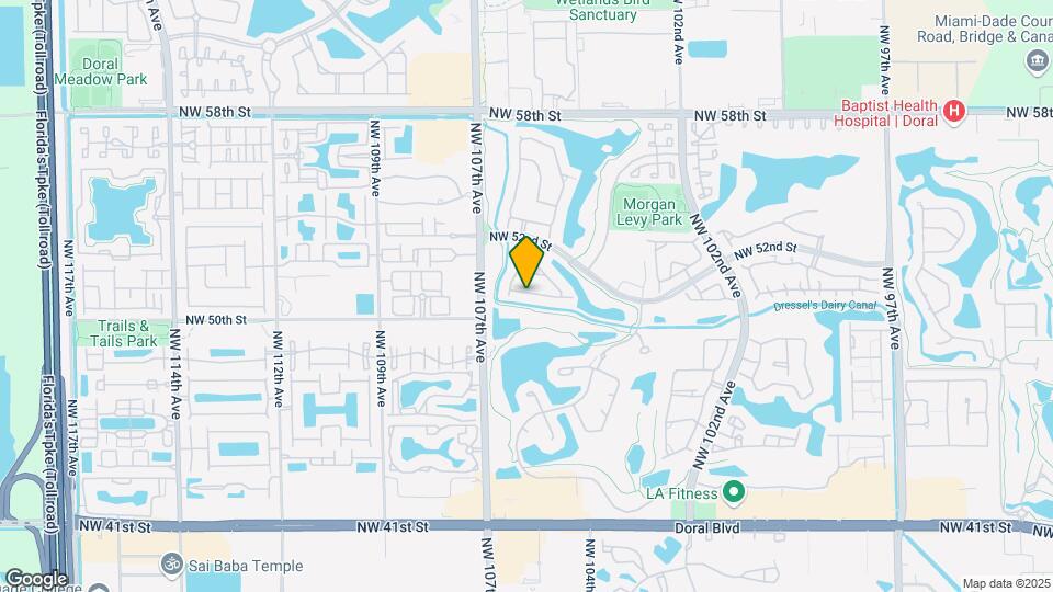 10578 NW 51st St Map and Location Details