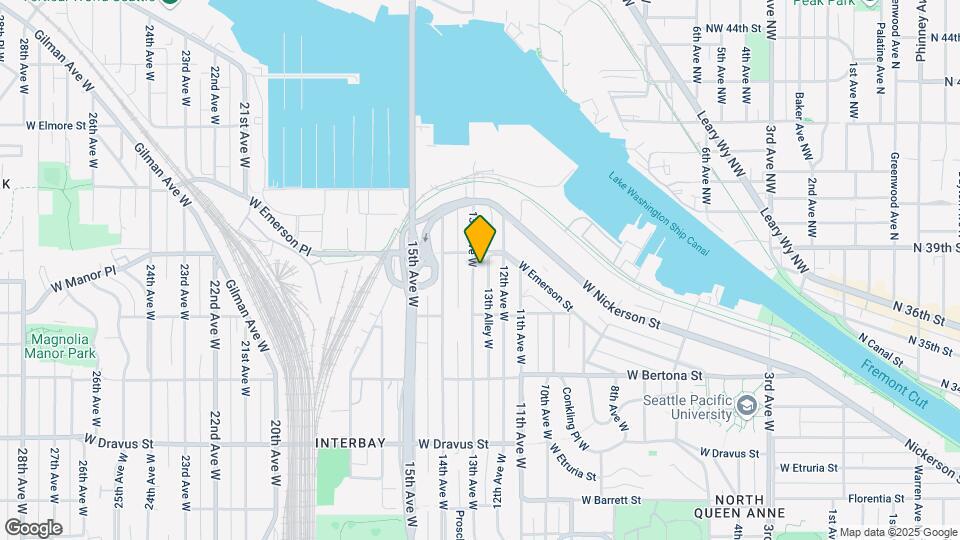 3646 13th Ave W Map and Location Details