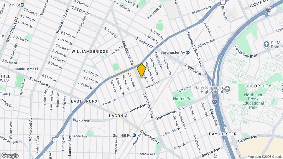 3334 Eastchester Rd Map and Location Details