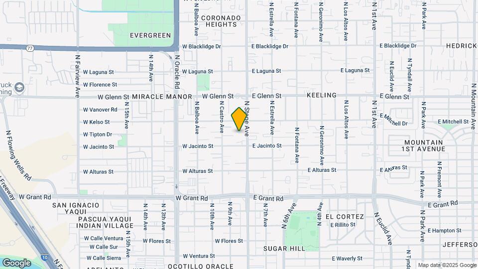 2631 N Stone Ave Map and Location Details