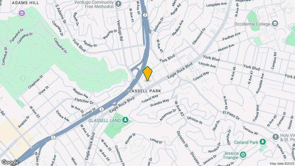 4029 Eagle Rock Blvd Mapa y Detalles de la Ubicación