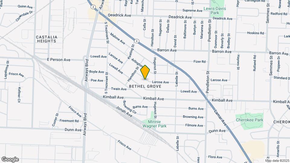 2519 Larose Ave Map and Location Details