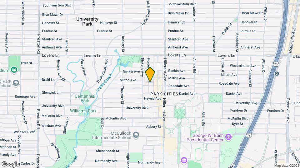 3428 Rosedale Ave Map and Location Details