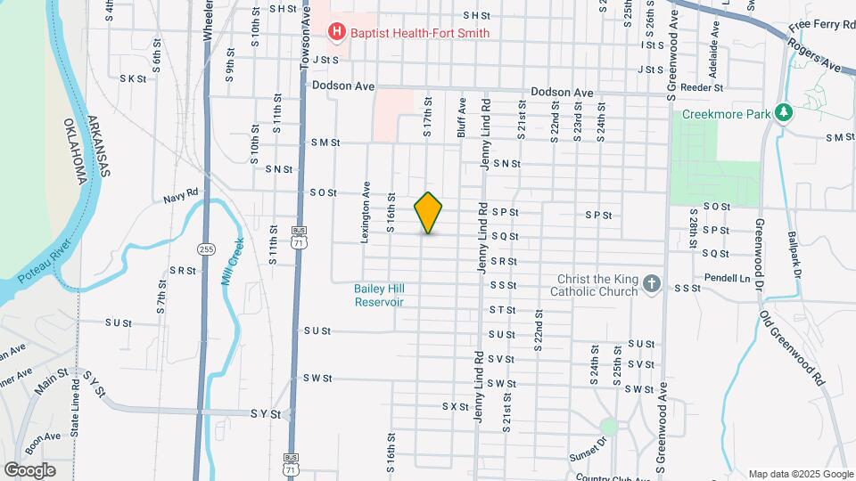1704 S Q St Map and Location Details