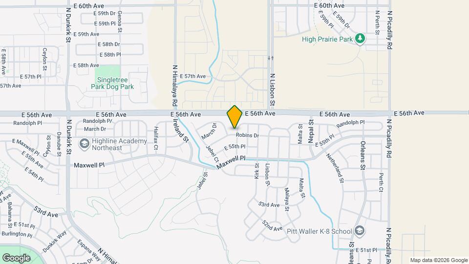 5561 Killarney St Map and Location Details
