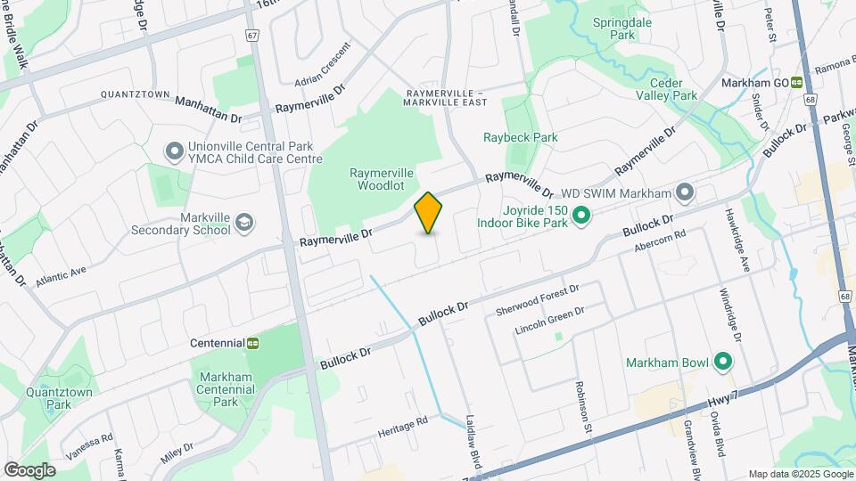 121 Stargell Crescent Map and Location Details