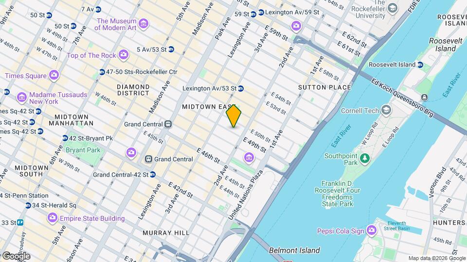 247 E 49th St, Unit 2C Map and Location Details