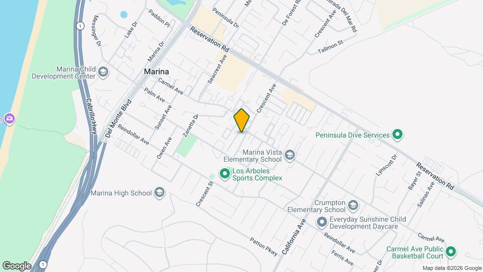 3103 Crescent Ave Map and Location Details