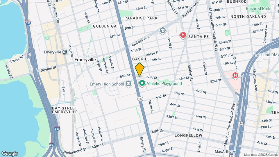 1094 53rd St, Unit C Map and Location Details