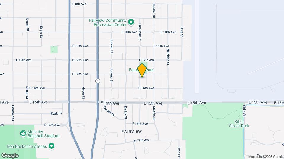 1315 Latouche St Map and Location Details