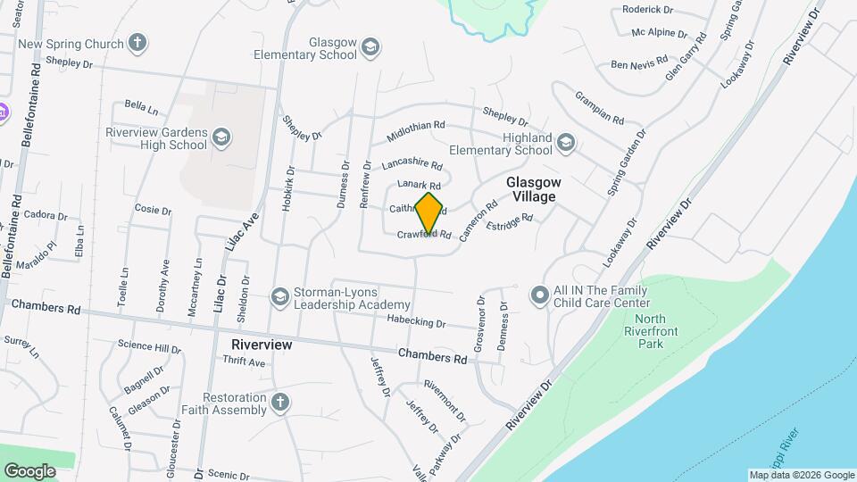 334 Crawford Rd Map and Location Details