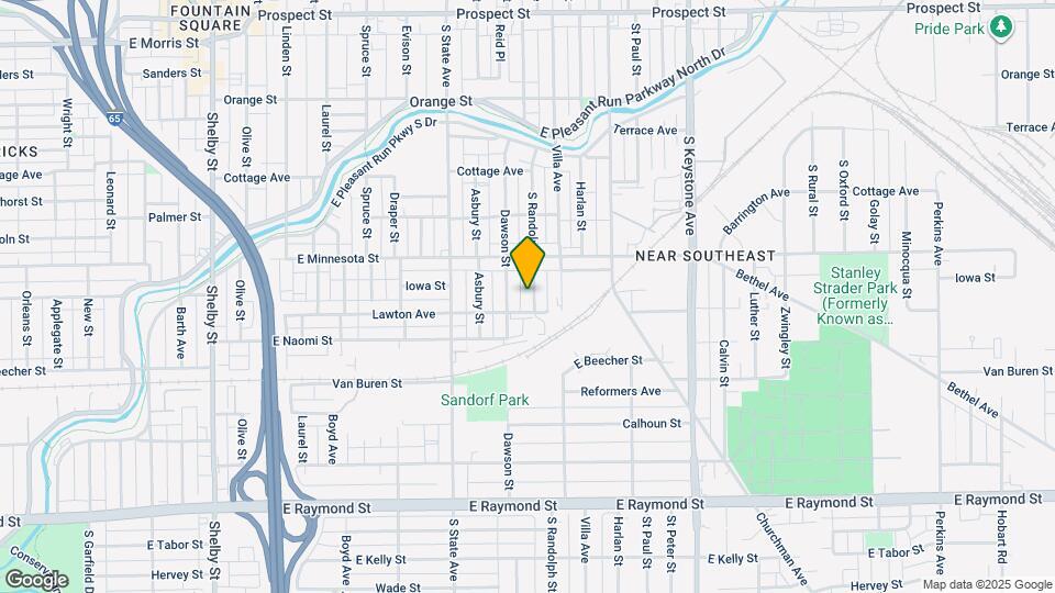 1740 S Randolph St Map and Location Details