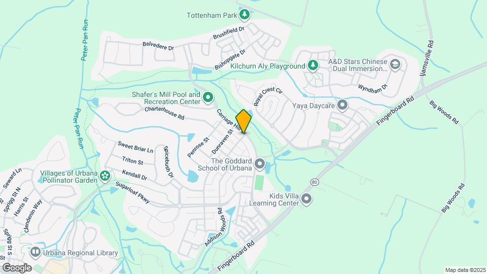 3874 Carriage Hill Dr Map and Location Details