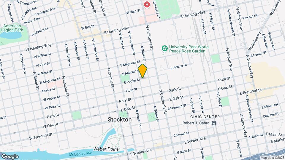302-308 E Poplar St Mapa y Detalles de la Ubicación
