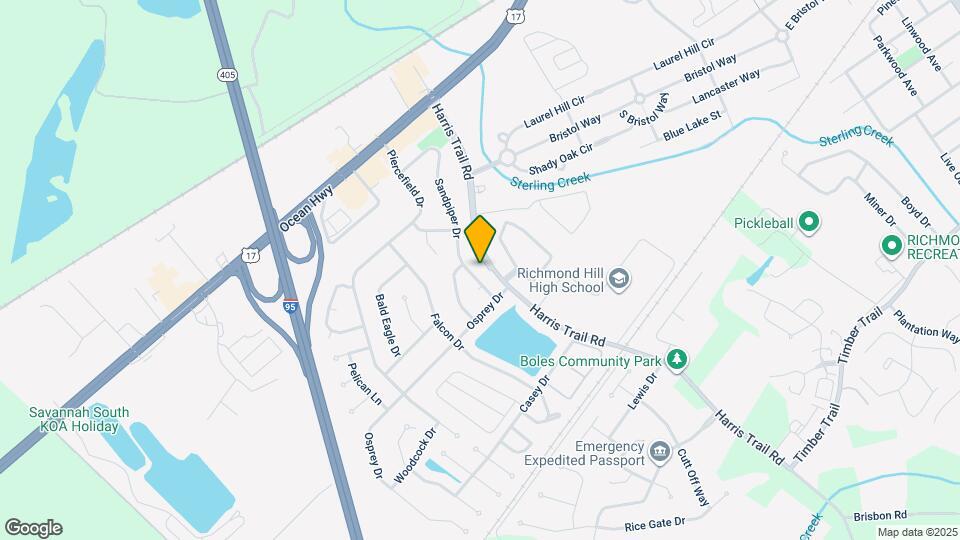 451 Sandpiper Rd Map and Location Details