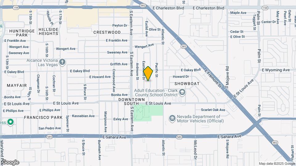 1716 Euclid Ave Map and Location Details