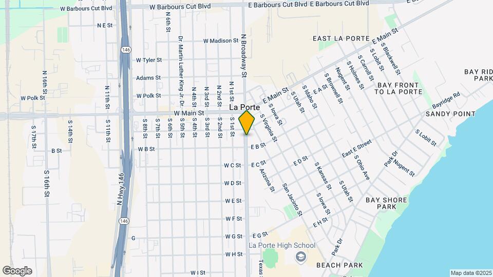 235 S Broadway St Map and Location Details