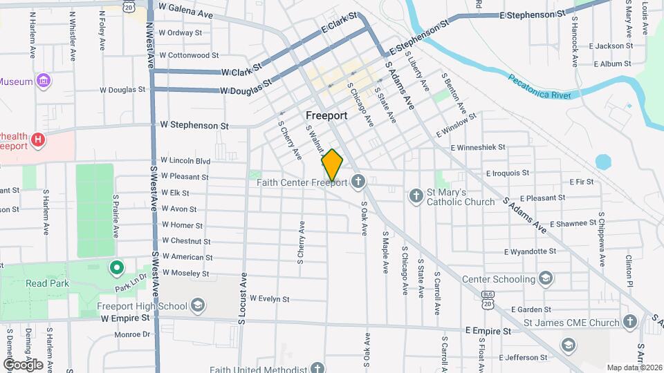 253 W Pleasant St Map and Location Details