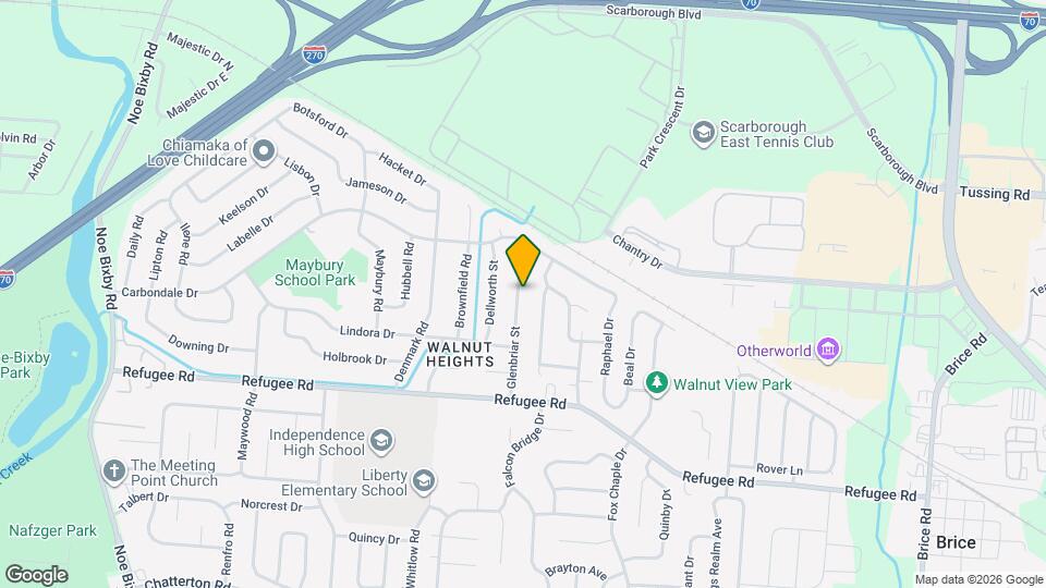 2670 Glenbriar St Map and Location Details