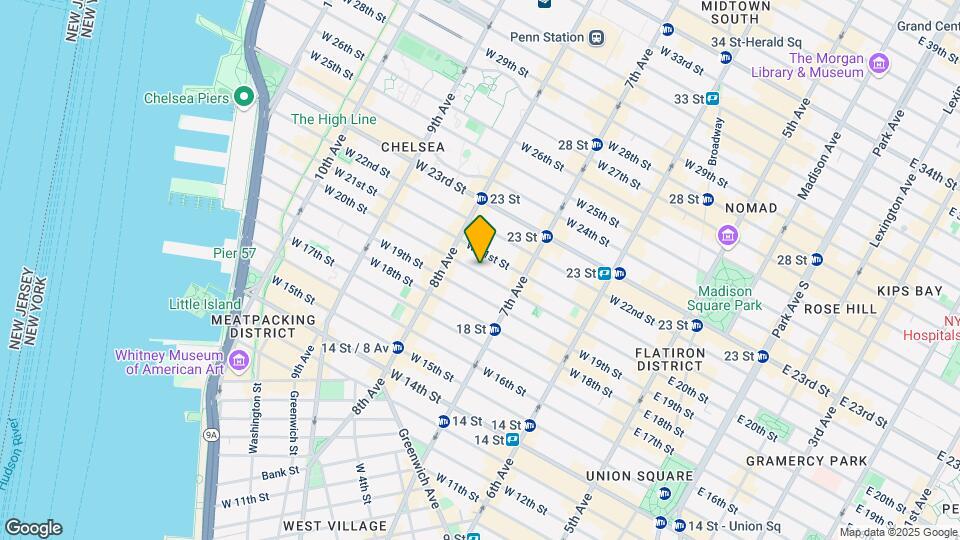 237 W 20th St Map and Location Details
