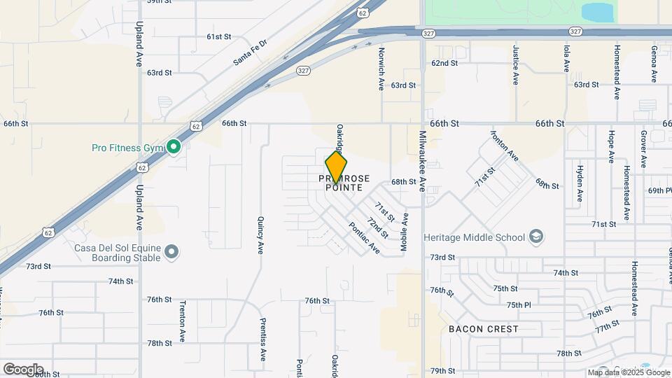 6804 Oakridge Ave Map and Location Details