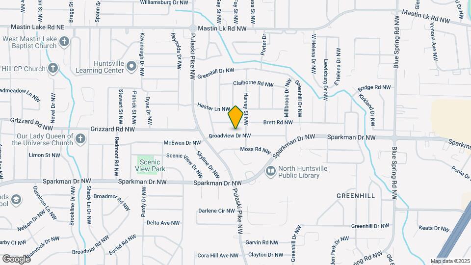 2904 Broadview Dr NW Map and Location Details