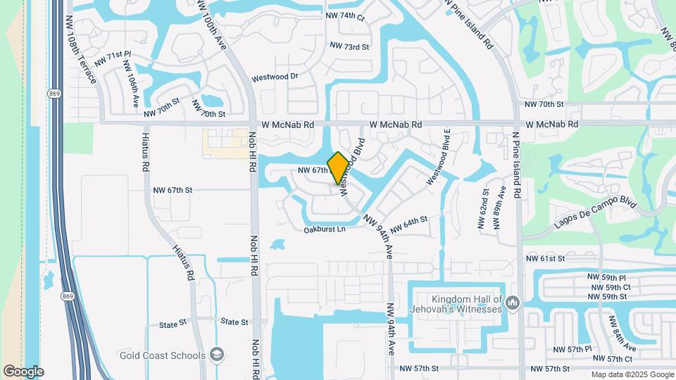 6613 Westwood Blvd Map and Location Details