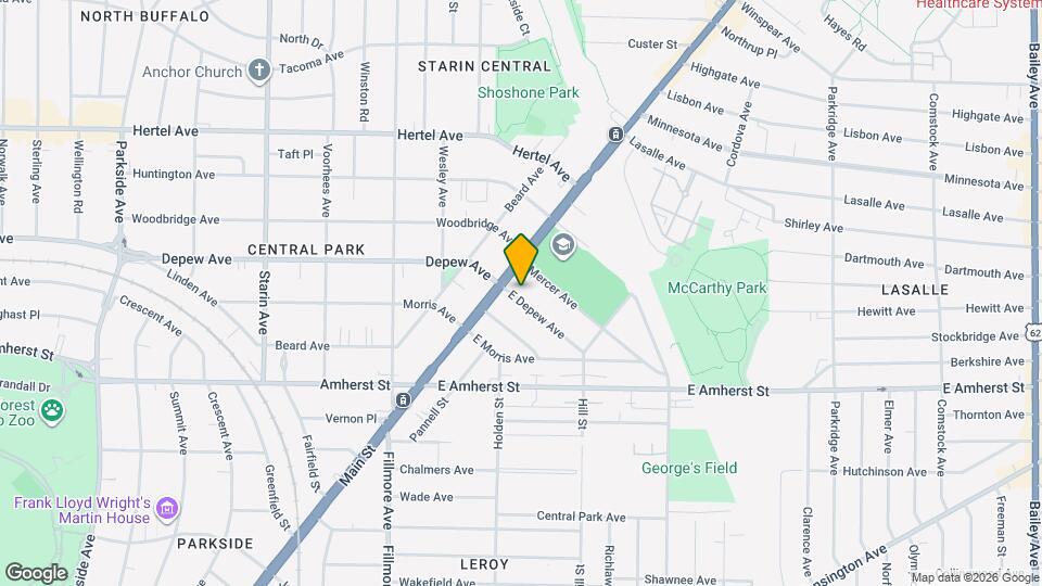 12 E Depew Ave Map and Location Details