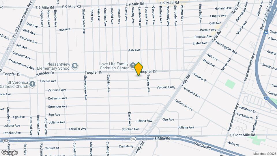 17369 Lincoln Ave Map and Location Details