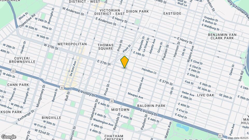 537 E 37th St Map and Location Details