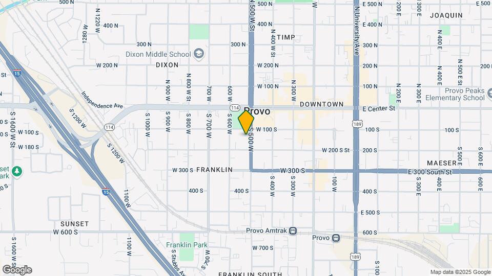 144 S 500 W, Unit A Map and Location Details