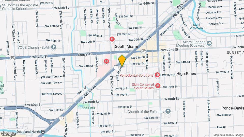 7435 SW 61st Ave, Unit 401 Map and Location Details