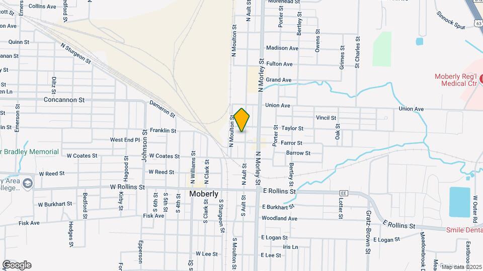 205 N Williams St Map and Location Details
