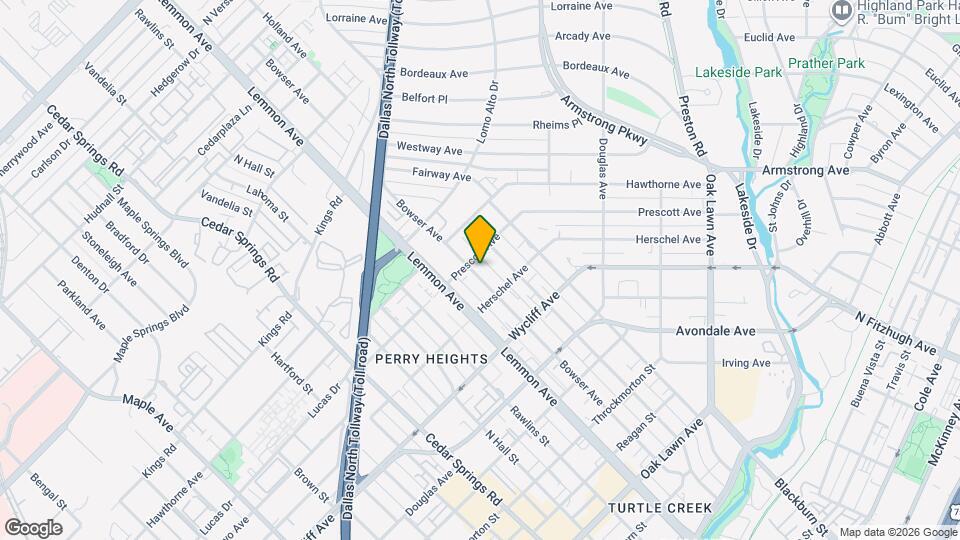 4430 Bowser Ave Map and Location Details