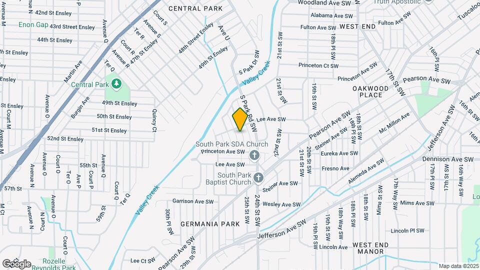 312 25th St SW Map and Location Details