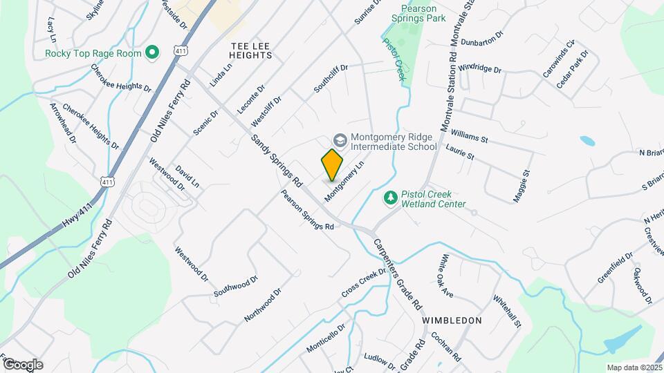 1016 Montgomery Ct Map and Location Details