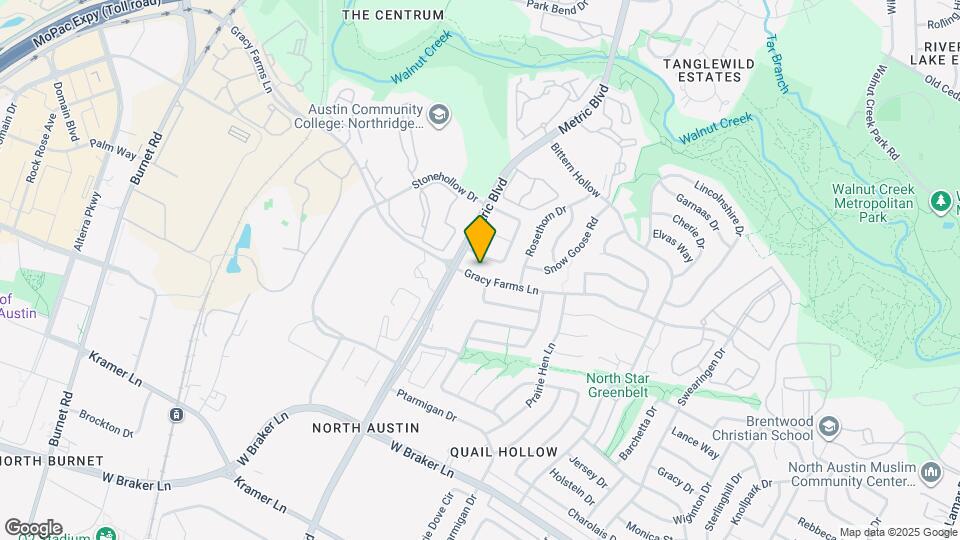 1916 Gracy Farms Ln Map and Location Details