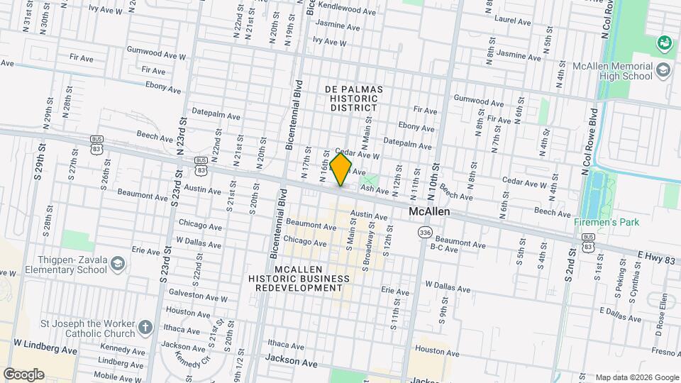 28 N 15th St Map and Location Details