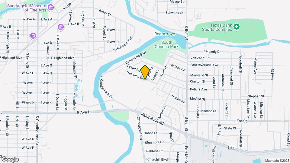 1141 Tres Rios Dr Map and Location Details
