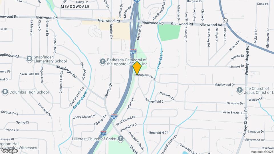 3833 Wedgefield Cir Map and Location Details