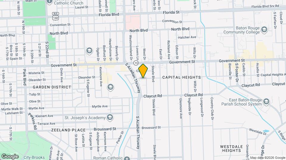 3634 Capital Heights Ave Map and Location Details